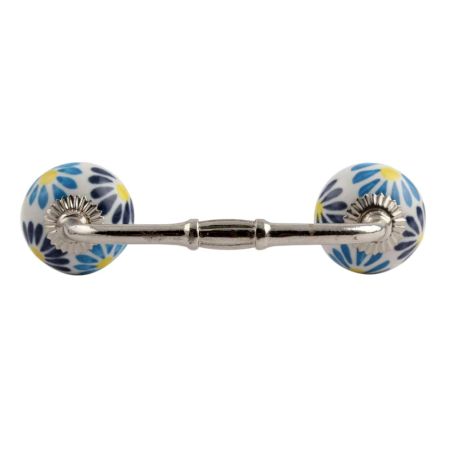 Blue Angel Ceramic Bridge Handle